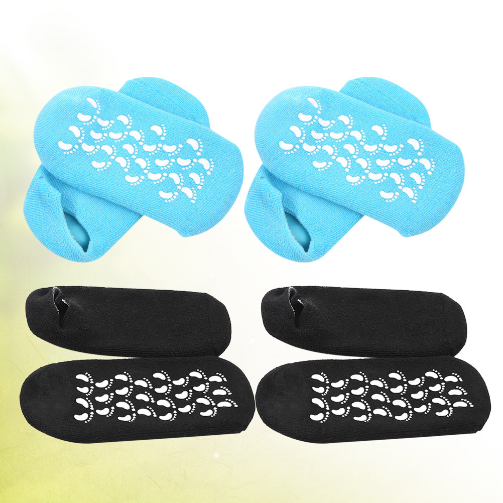 Invisibility Sock Loafer - 2Pairs Women Foot Spa Moisturizing Socks