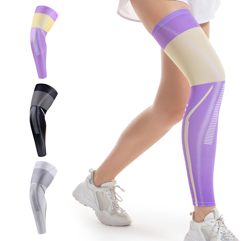 Compression Sleeve Calf - 1pc Full Leg Compression Sleeves, Unisex,