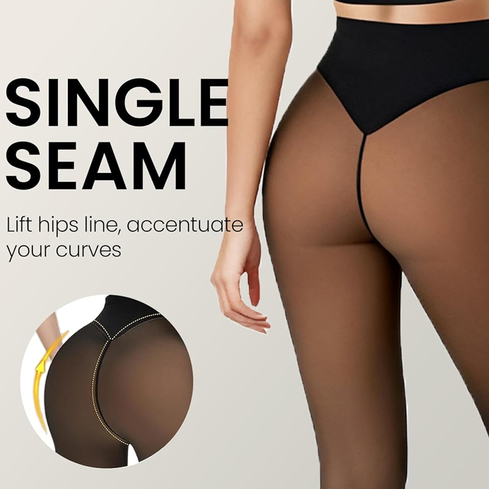 One Seam Fleece Lined Tights S - Tights Pantyhose Sheer review and price