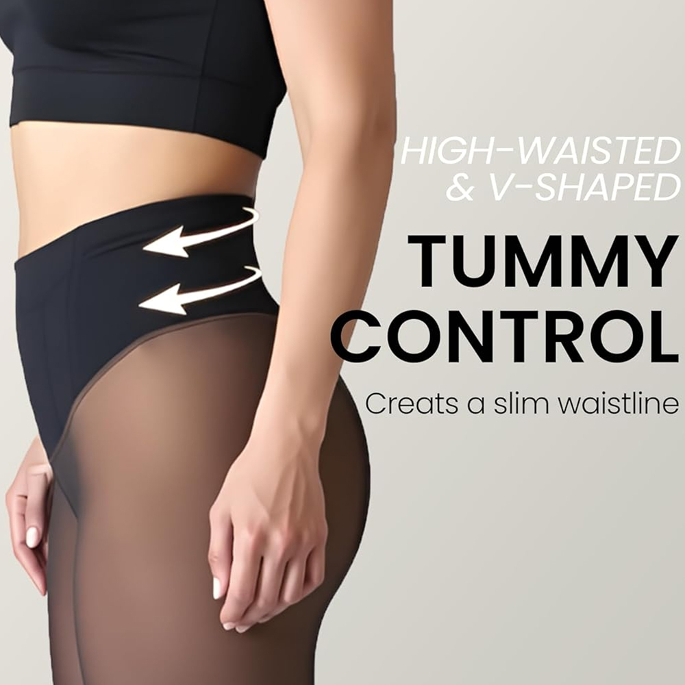 One Seam Fleece Lined Tights S - Tights Pantyhose Sheer review and price