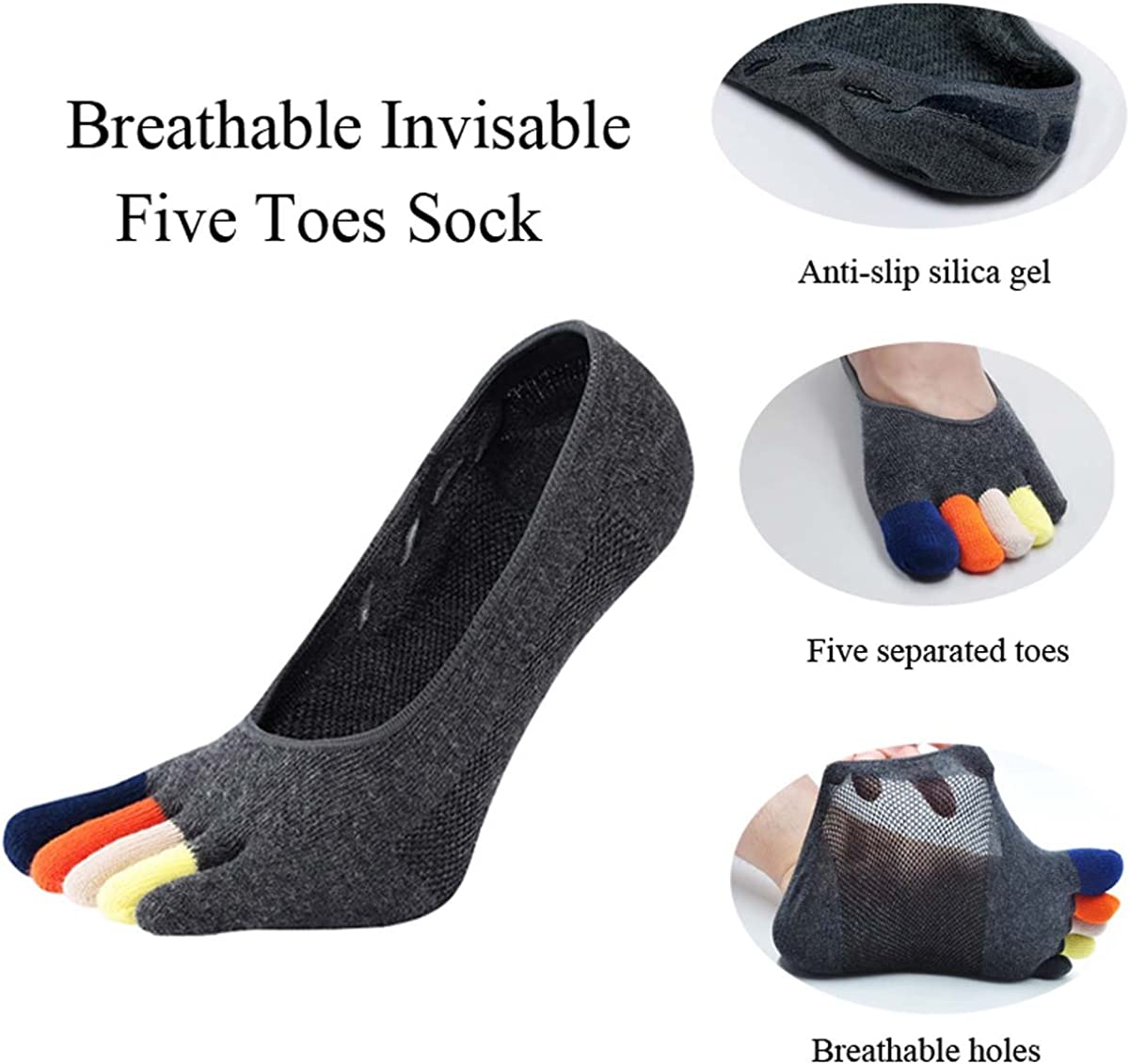 5 Pairs Men's Low Cut Loafer S - Invisibility Sock Loafer review and price